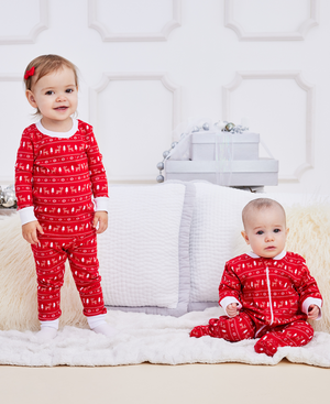 Reindeer Checks PJ Set