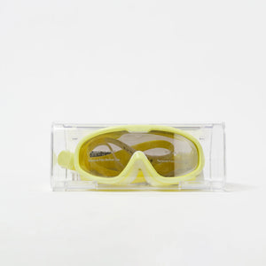 Kids Swim Mask - Salty the Shark Neon Yellow