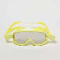 Kids Swim Mask - Salty the Shark Neon Yellow