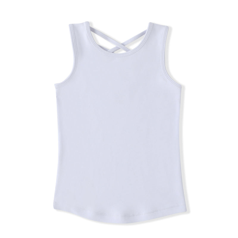 White Active Tank Top