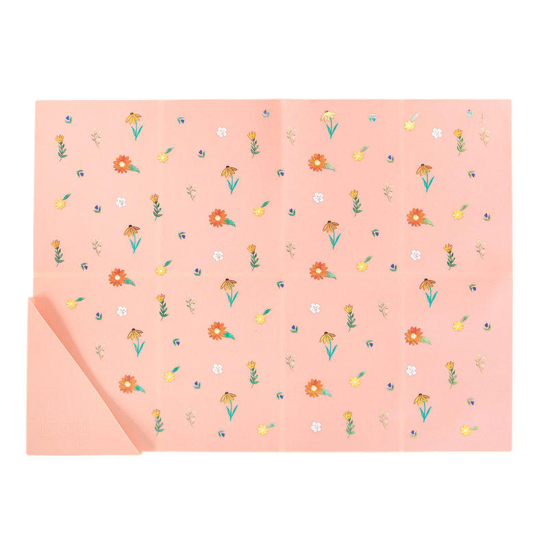 Silicone Placemat - Wildflower Ripe Peach