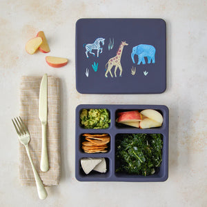 Silicone Bento Box - Safari Faded Black