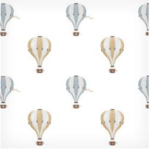 Lulujo Cotton Swaddles - Hot Air Balloons & Clouds