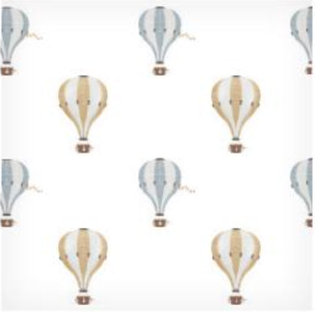 Lulujo Cotton Swaddles - Hot Air Balloons & Clouds
