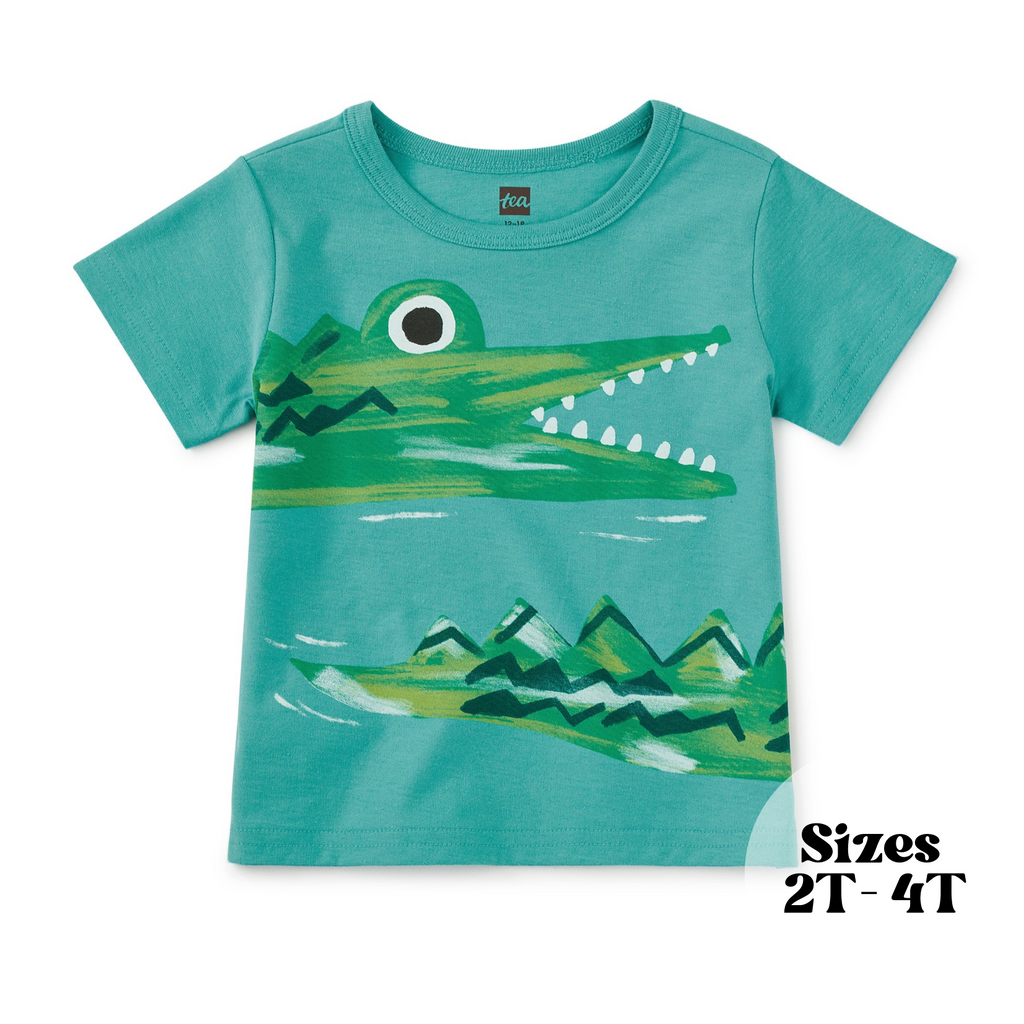 Baby Caiman Graphic Tee - Patina
