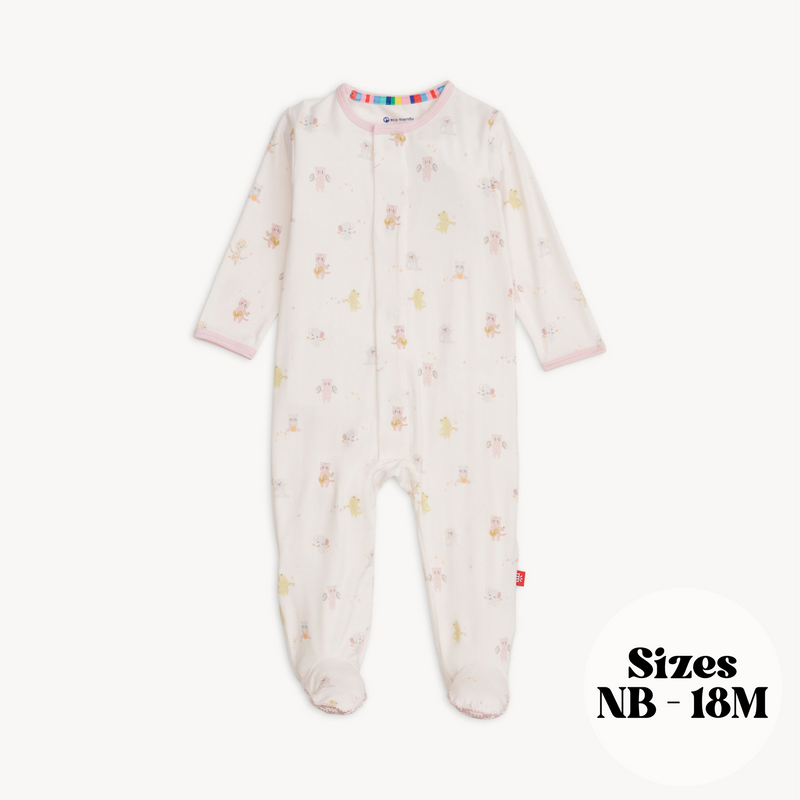 Pink Baby Beats - Modal Magnetic Footie