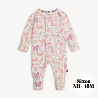Pink It's A Paw-ty - Modal Magnetic Convertible Coverall