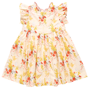 Jennifer Dress - Yellow Chicks