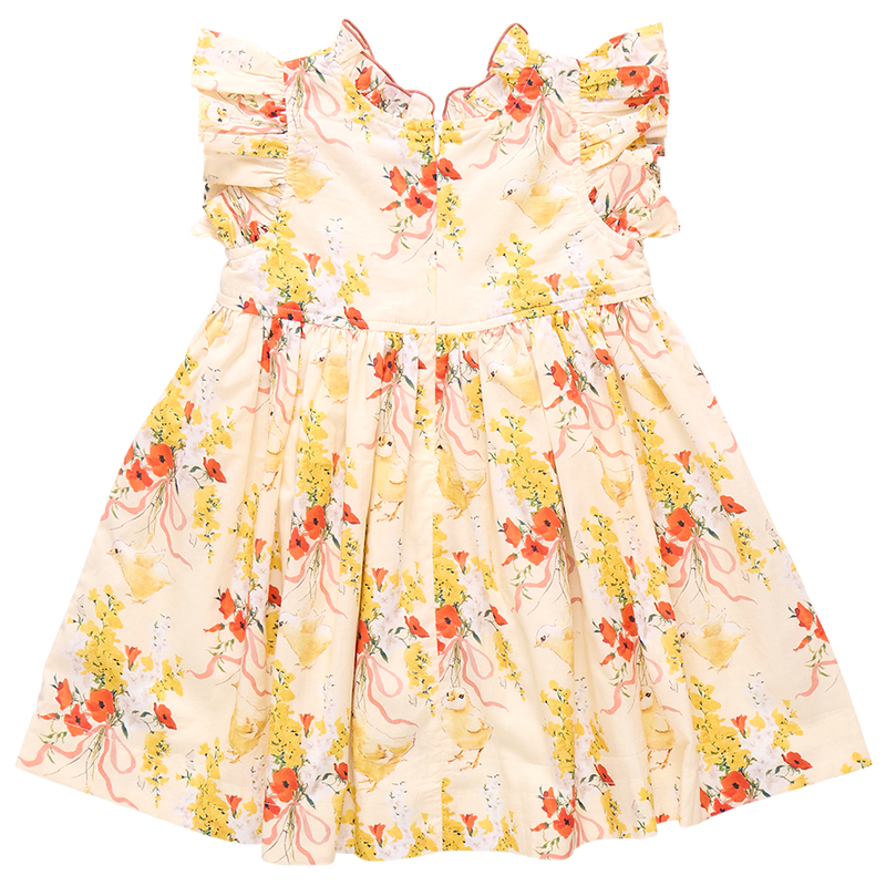 Jennifer Dress - Yellow Chicks