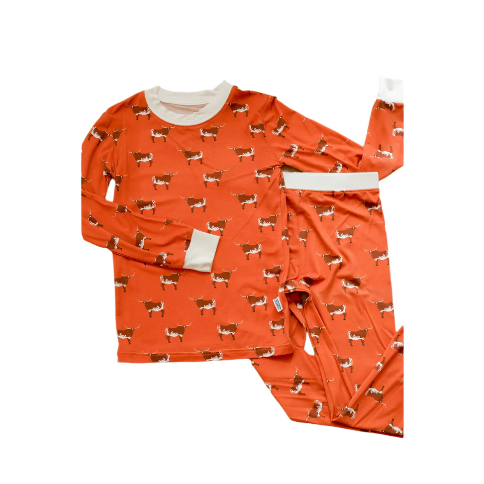 Longhorn 2 Piece Bamboo Pajama Set