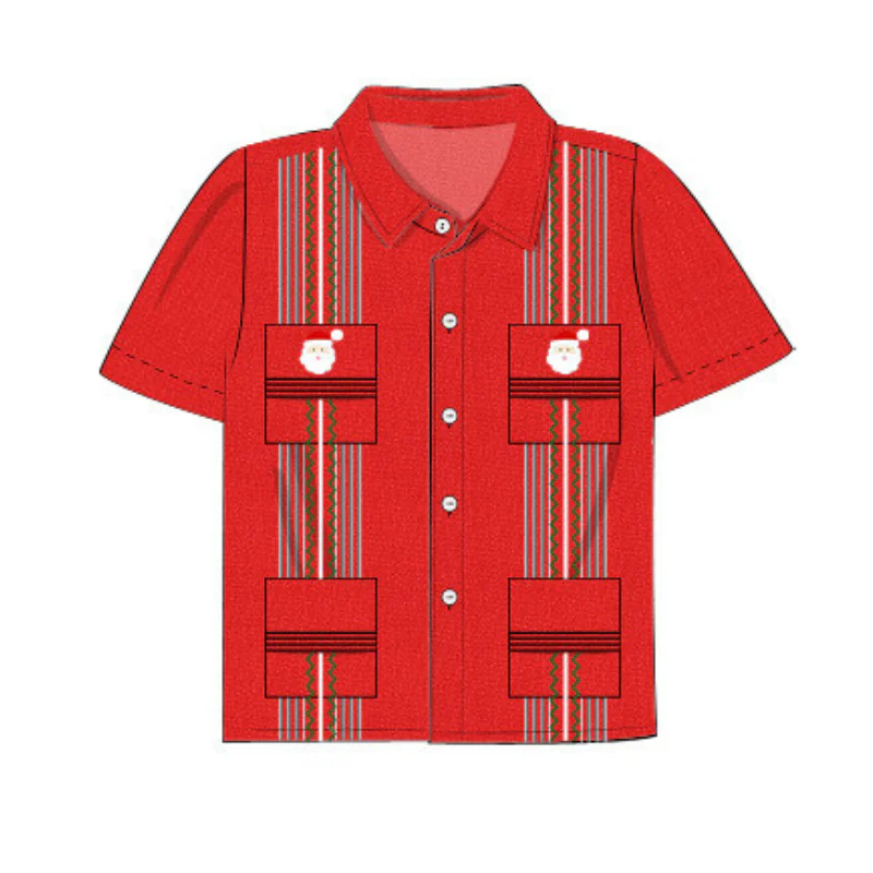 Boys Santa Guayabera