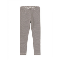 Striped Leggings - Jet Black