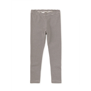 Striped Leggings - Jet Black