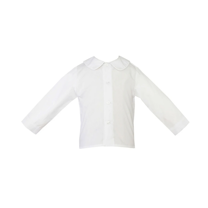 Long Sleeve Collared White Shirt