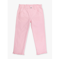 Ruffle Straight Jeans