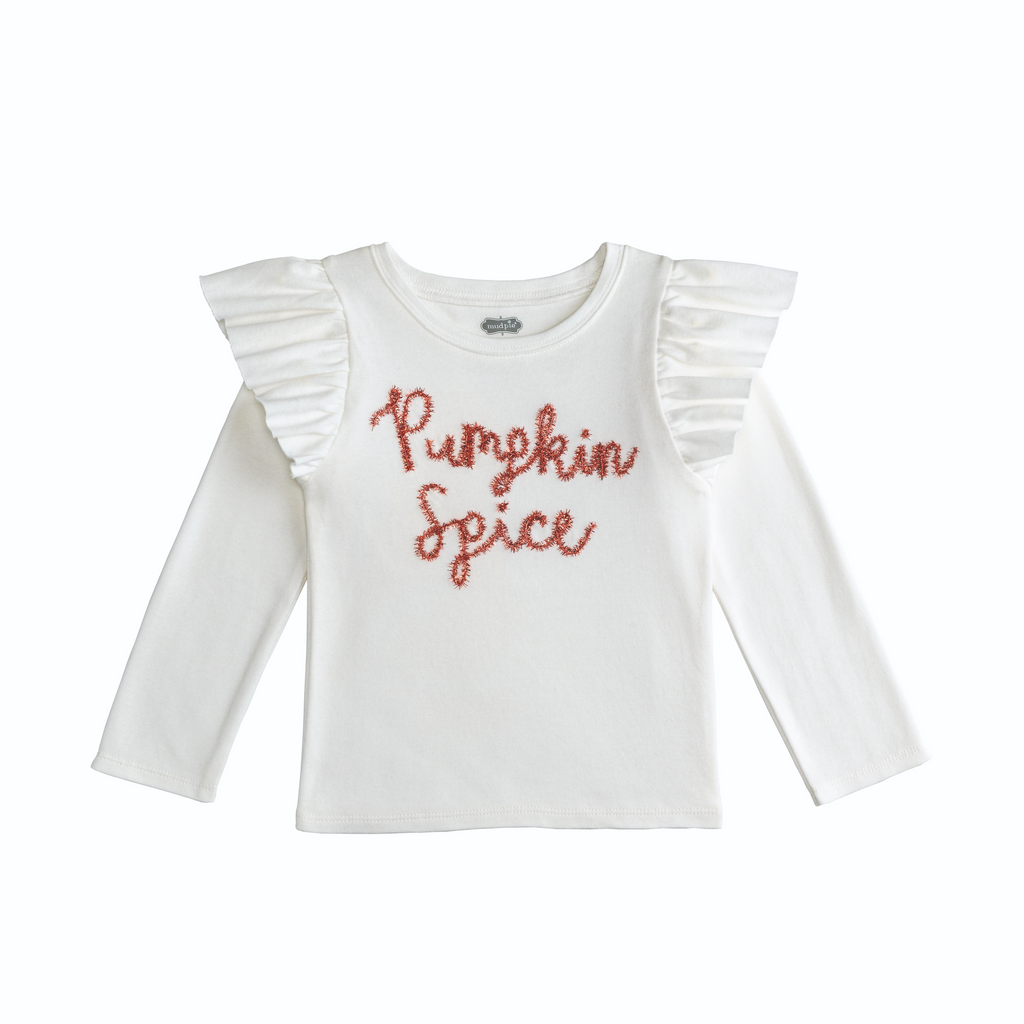 Ivory Pumpkin Tinsel Tees