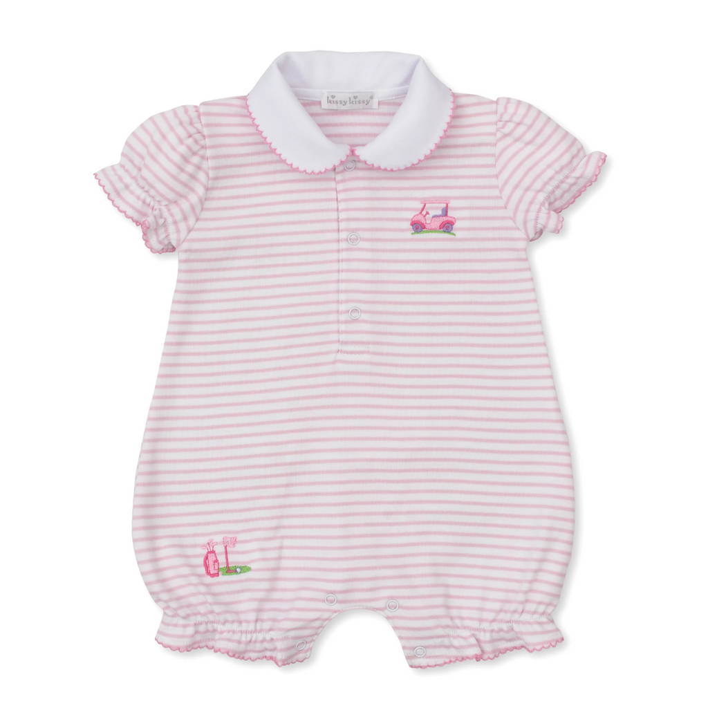 Pink - Fairway Foursome Short Playsuit