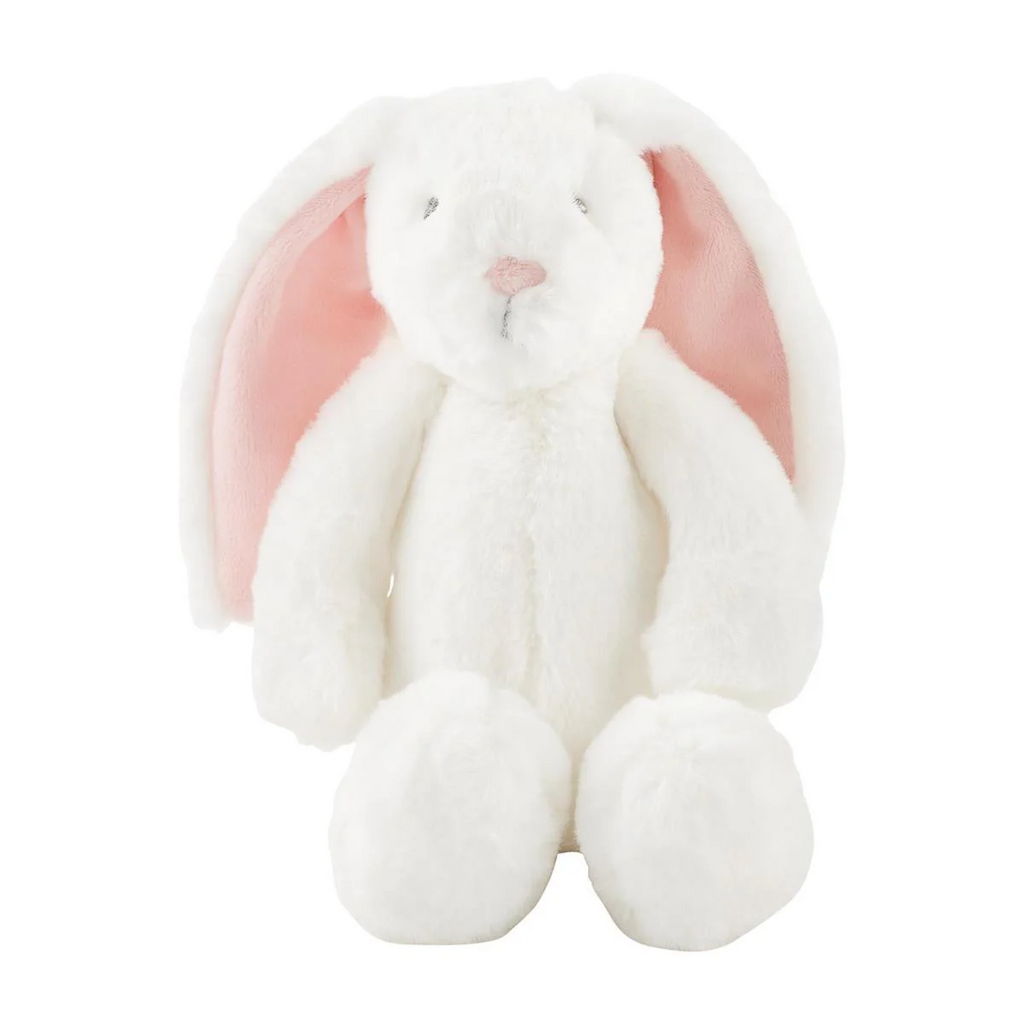 Large Plush Pink Ear White Bunny 15"