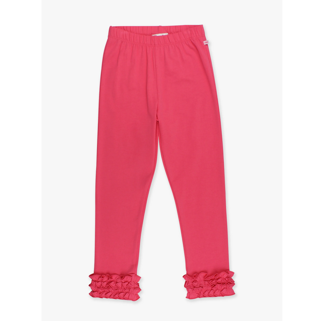 Hot Pink - Ruffle Leggings