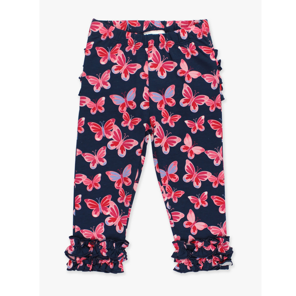 Butterfly Bliss - Ruffle Leggings