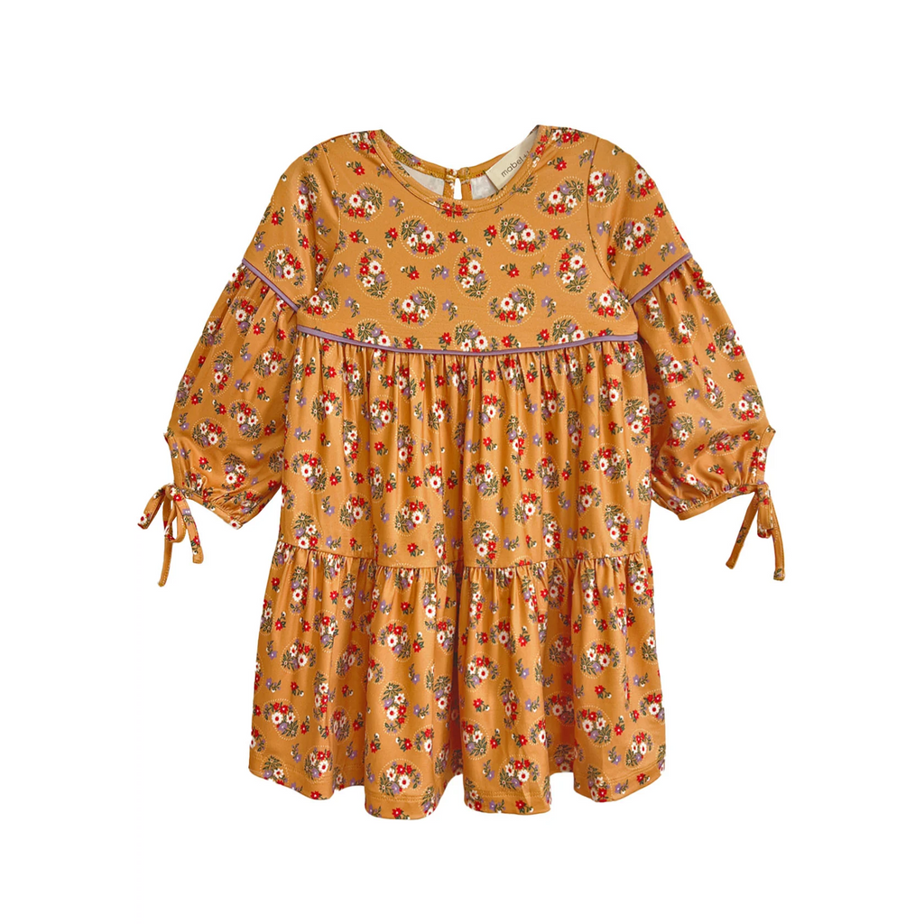 Olivia Dress - Yellow Ochre