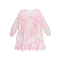 Pink Gingham - Pajama Nightgown