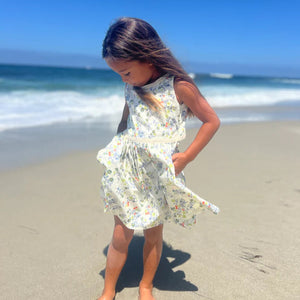 Nina Dress - Pink Meadow Flowers