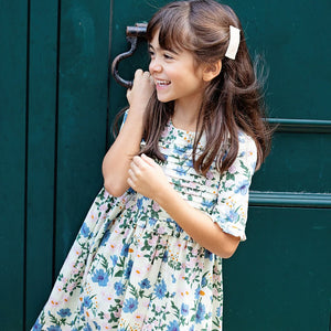 Girls Raquel Dress - Melon Daisy Floral