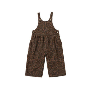 Wide Leg Overall - Leopard