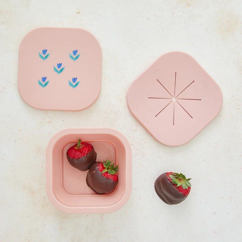 Collapsible Snack Bowl - Wildflower Ripe Peach