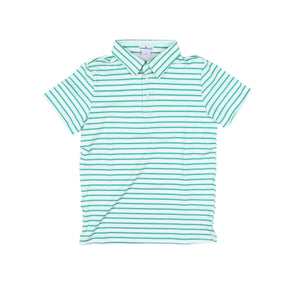 Emerald Stripe Polo