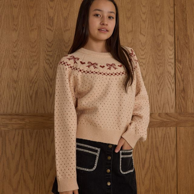 Fair Isle Sweater - Bows