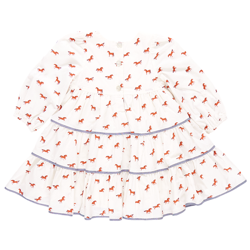 Girls Julia Dress - Tiny Horses