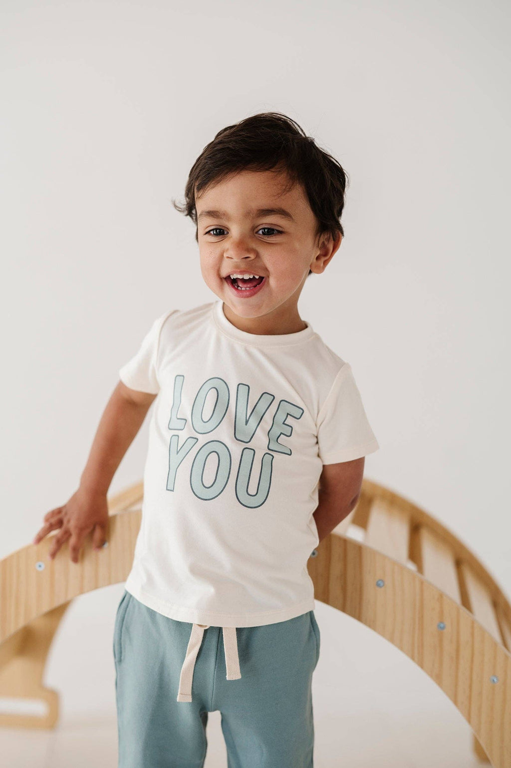 Boy's Short Sleeve Tee - Love You