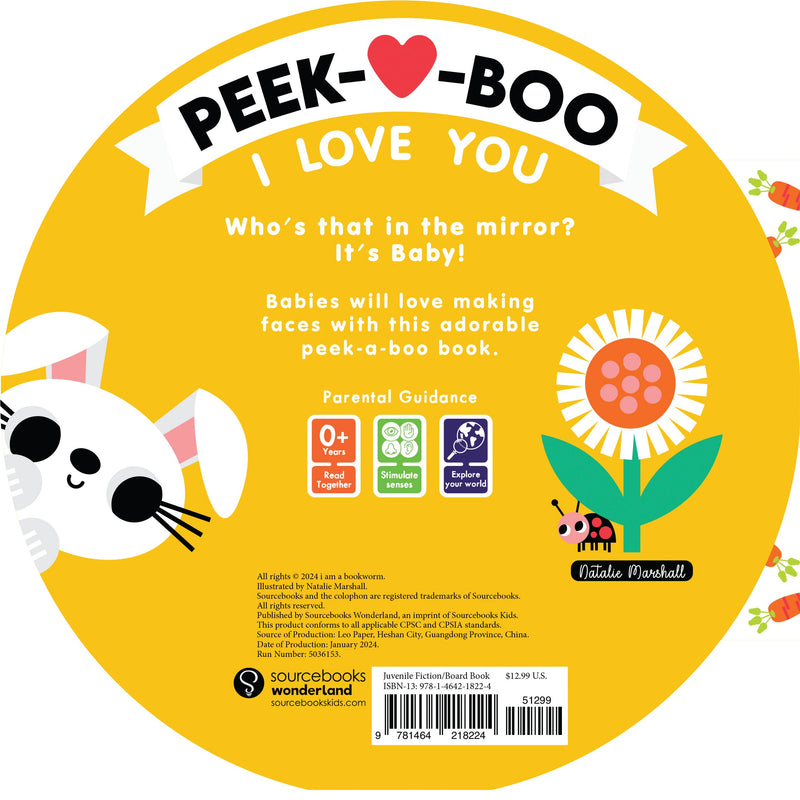 Peek-A-Boo, I Love You! Baby Animals - Mirror Board Book