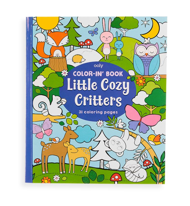 Color-in' Book - Little Cozy Critters