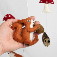 Forest Creatures - Felt Baby Mobile