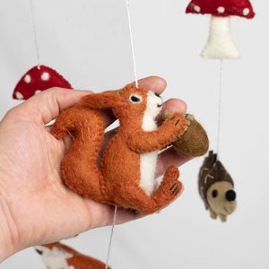 Forest Creatures - Felt Baby Mobile