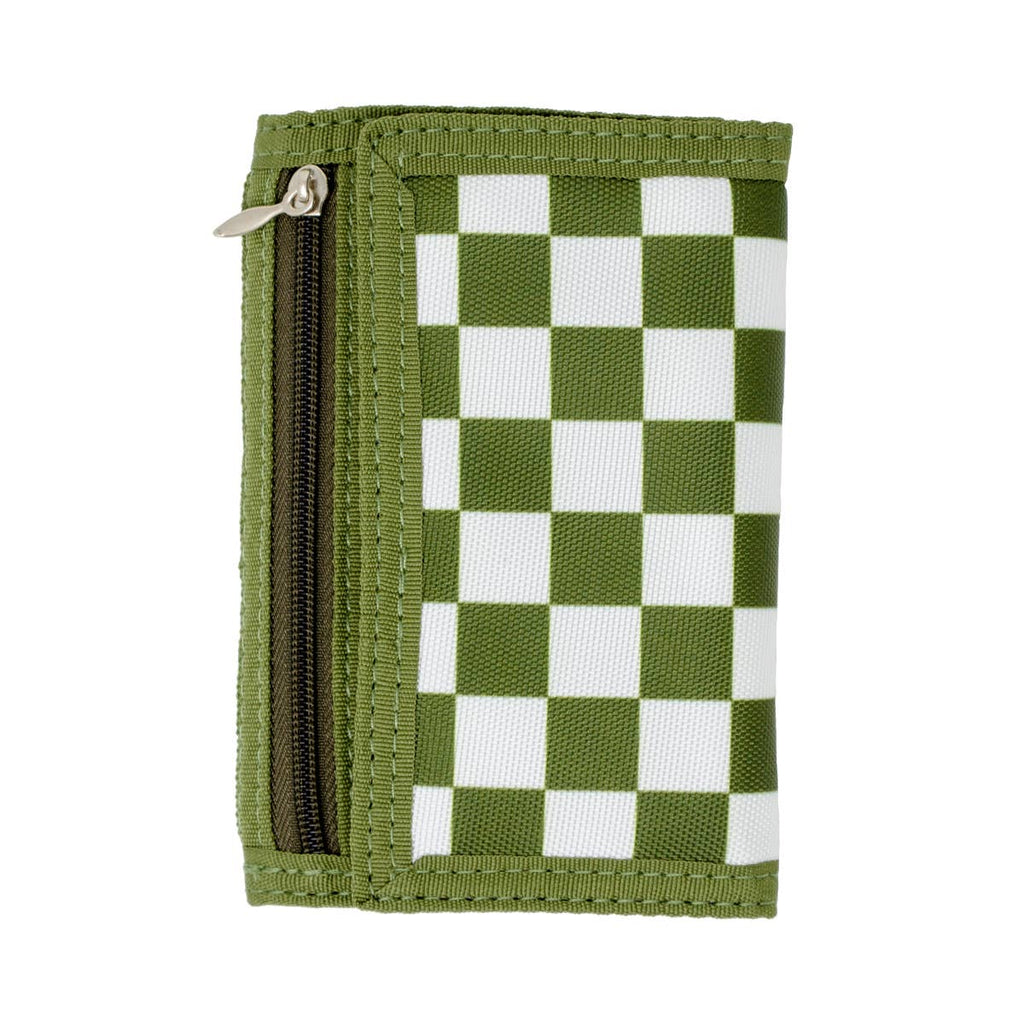 Checkered Boy Wallet - Green