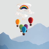 Hot Air Balloon - Felt Baby Mobile