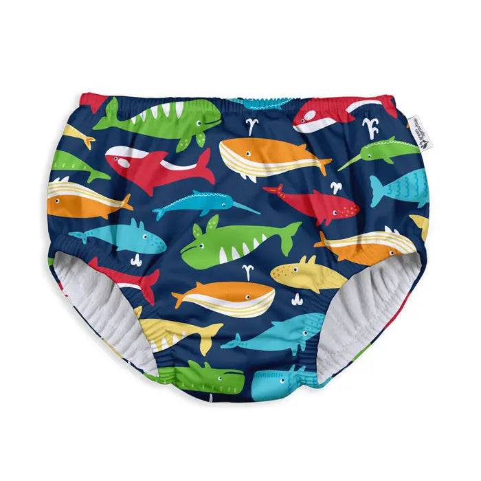 Navy Whale League Eco Pull-Up Swim Diaper
