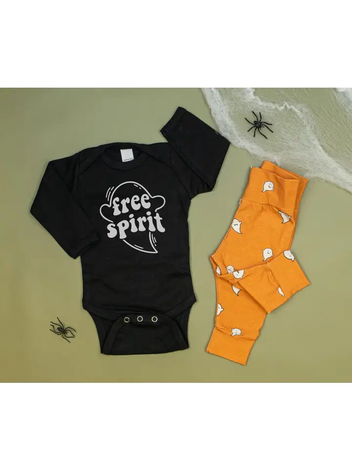 Free Spirit - Halloween Black Bodysuit