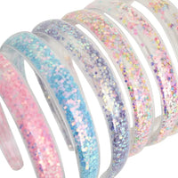 Sequin Shaker Headband - Blue Stars