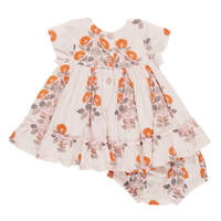 Baby Girls Niley Dress -  Cloud Bouquet Floral