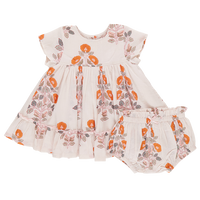 Baby Girls Niley Dress -  Cloud Bouquet Floral