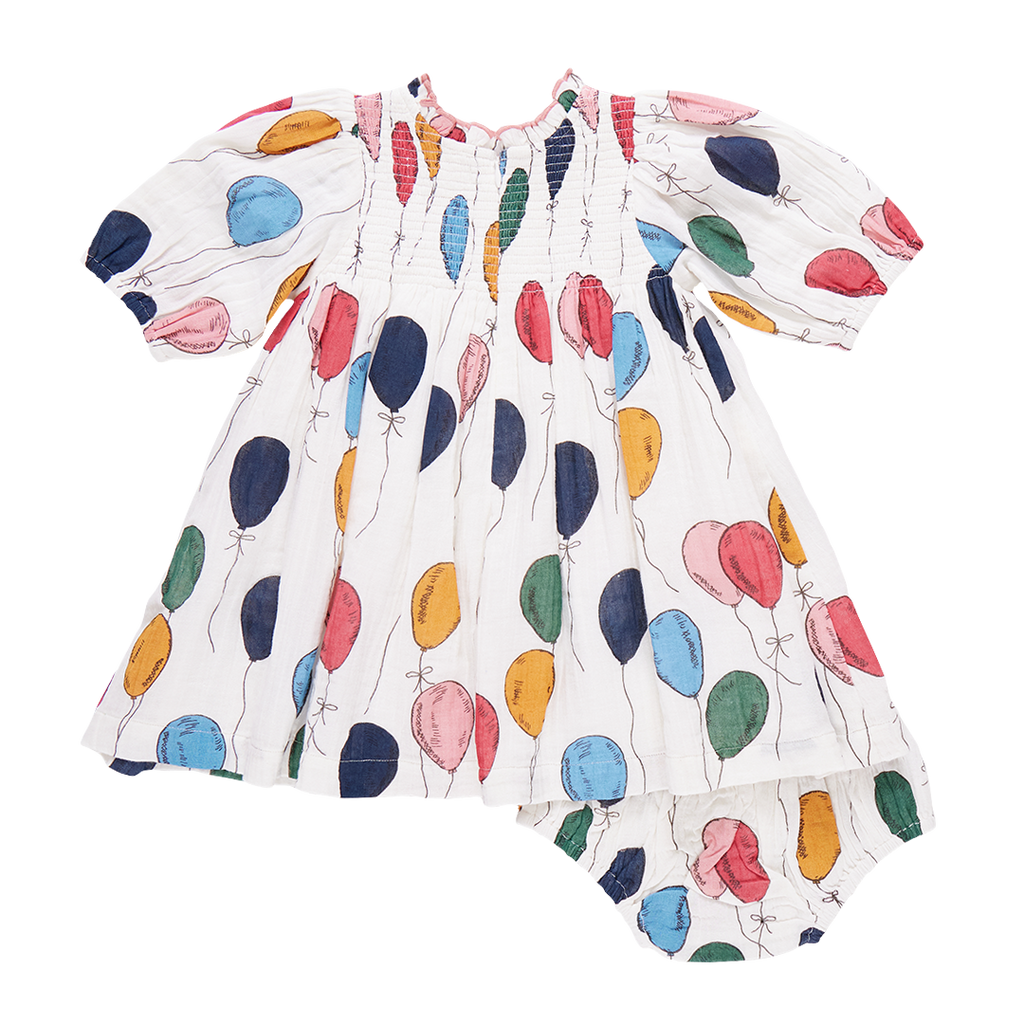 Baby Girls Stevie Puff Sleeve Dress Set - Balloon Bunches