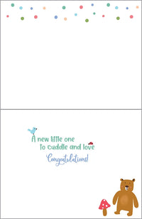 Baby Card - Grandbaby Forest