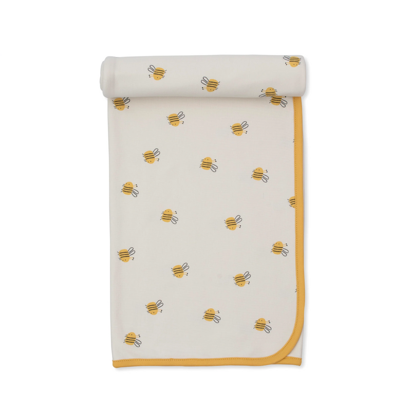 Tumbling Bees Print Blanket