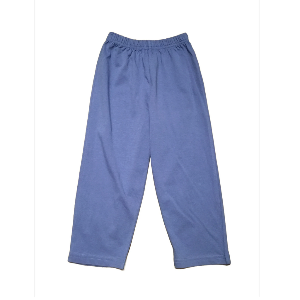 Luigi Jersey Knit Pants - Dark Chambray