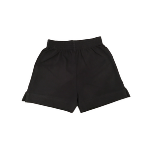 Black Jersey Knit Shorts by Luigi Kids